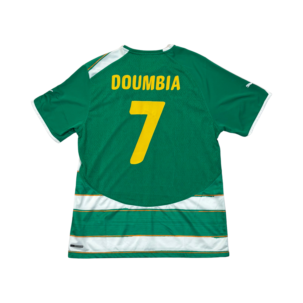 Ivory Coast 2010 Away Shirt #7 Doumbia, back view