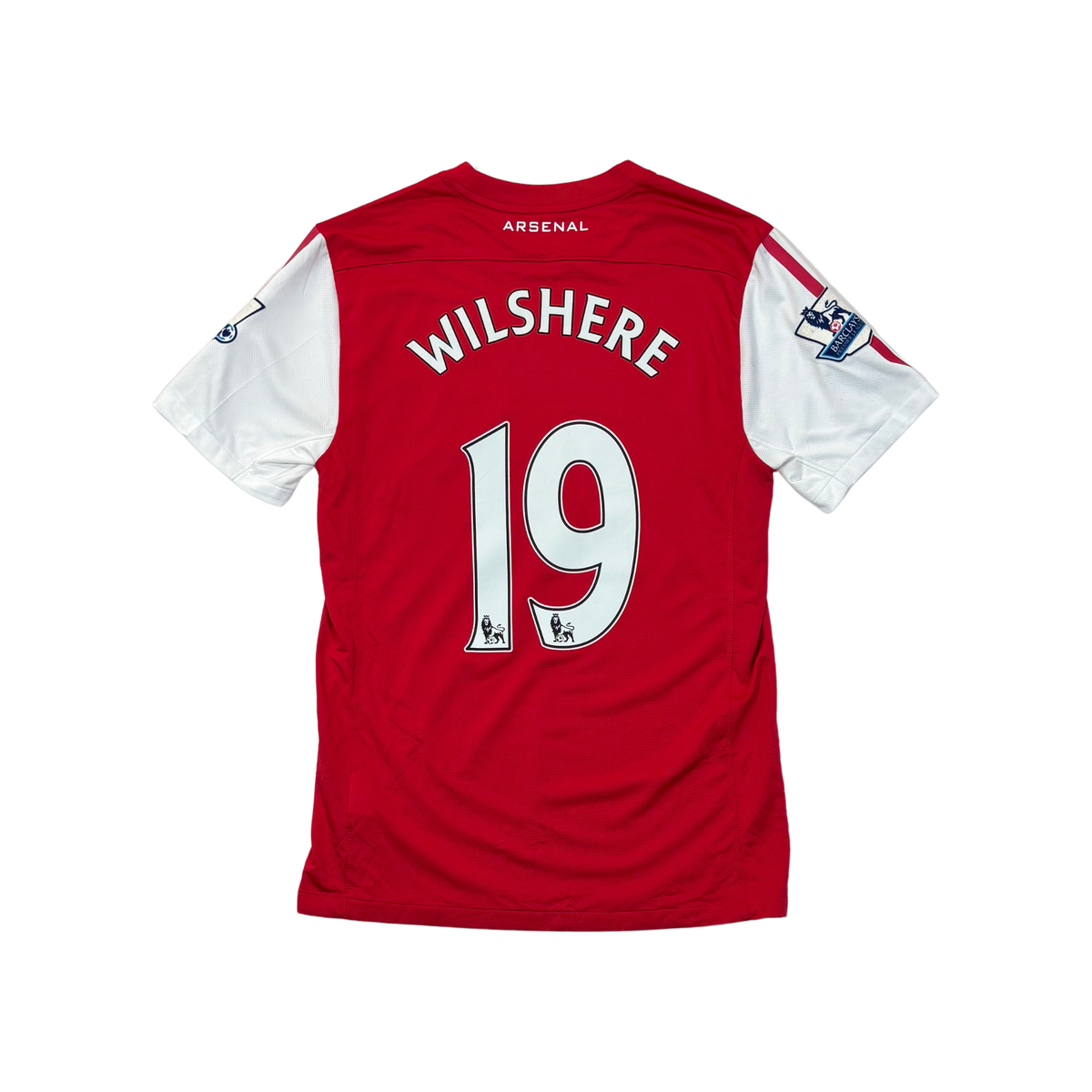 Arsenal 2011/12 Home Shirt Wilshere #19, back view