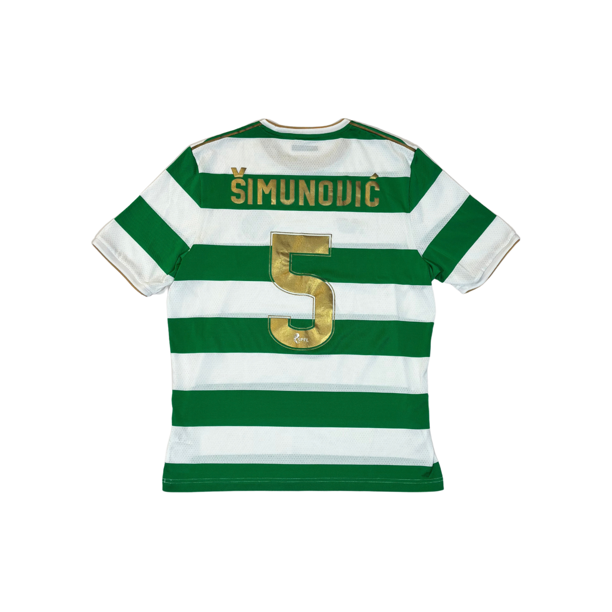 Celtic 2017/18 Home Shirt #5 Simunovic, back view