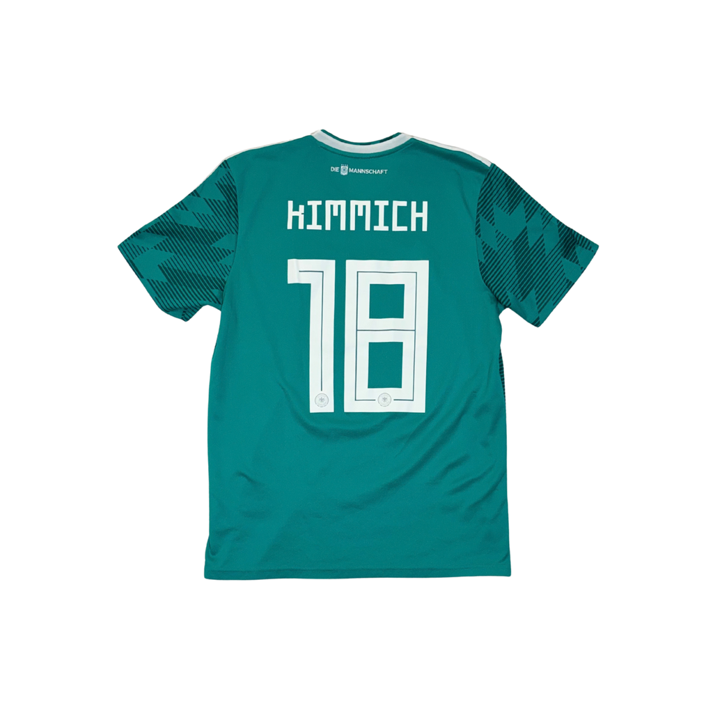 Germany 2018/19 Away Shirt #18 Kimmich, back view