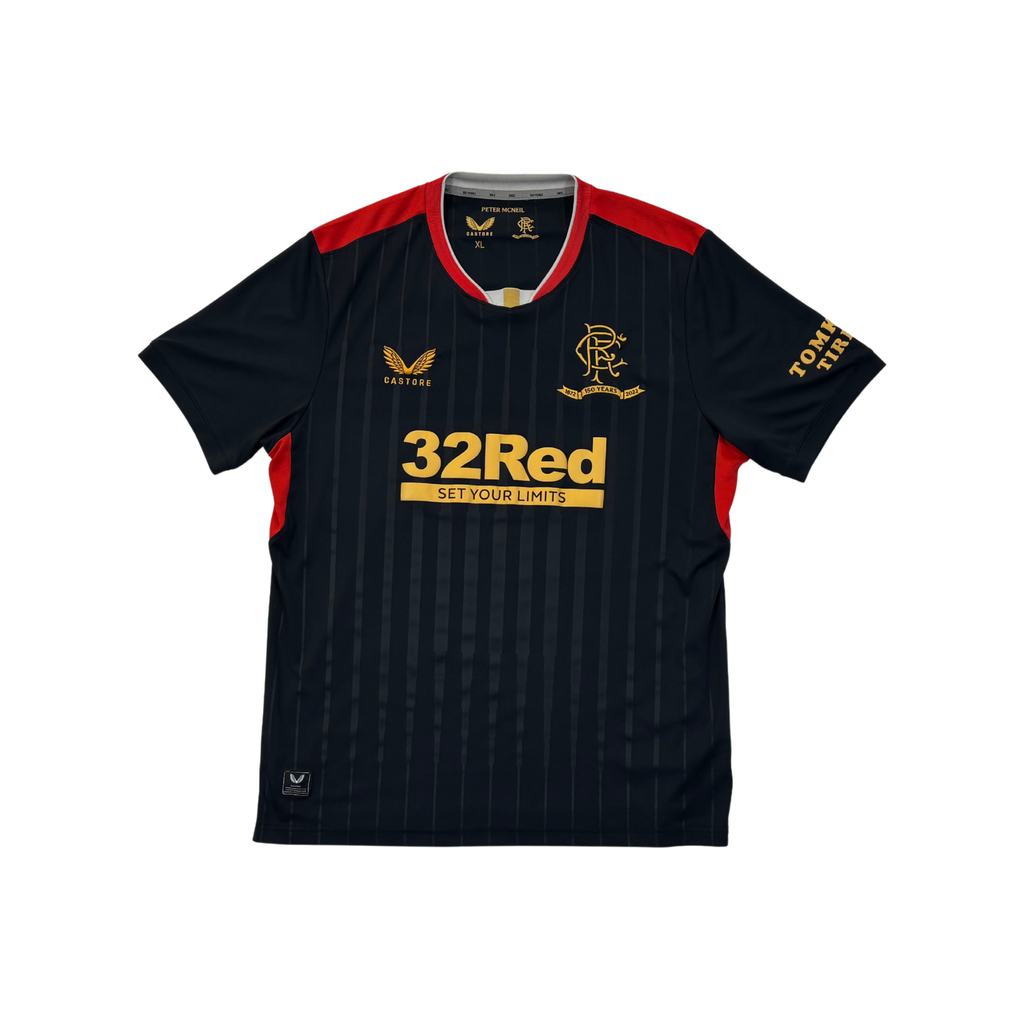Rangers 2021–22 150th anniversary away football shirt, front view