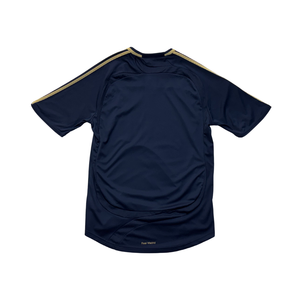 Real Madrid 2007/08 away football shirt, back view
