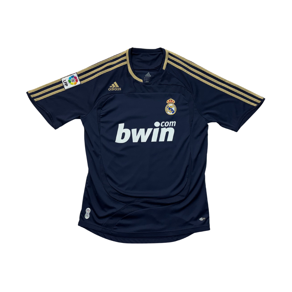 Real Madrid 2007/08 away football shirt, front view
