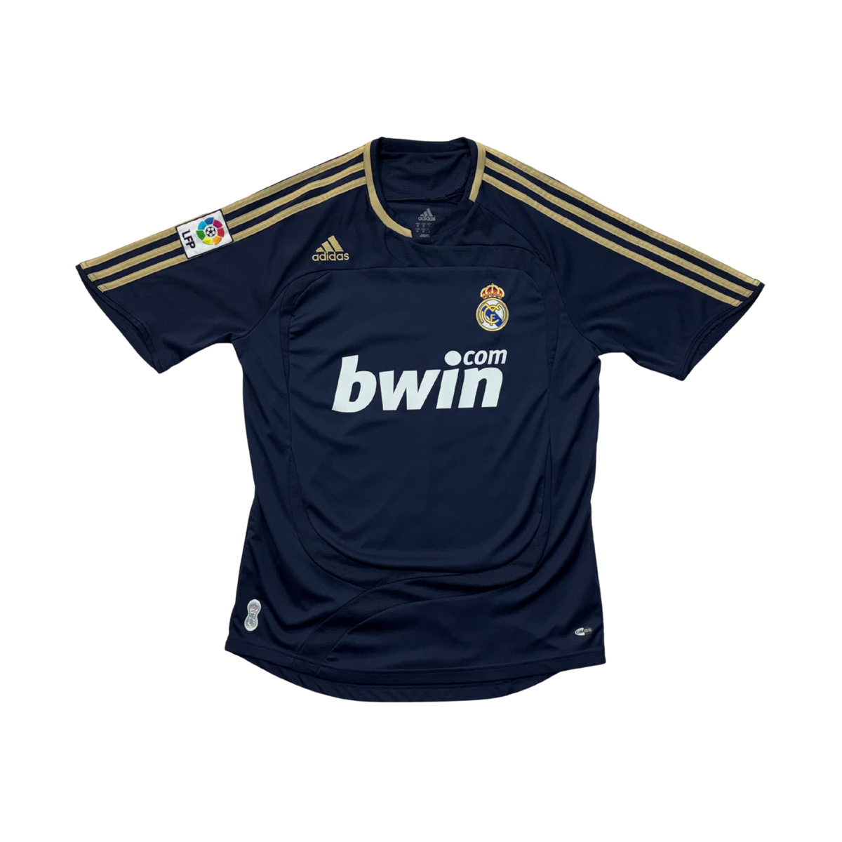 Real Madrid 2007/08 away football shirt, front view